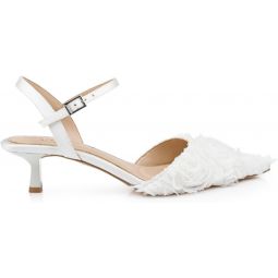 Jewel Badgley Mischka Womeninchs Selene Pump, Ivory/Ivory, 9