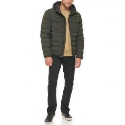 Mens Levis Stretch Two-Pocket Quilted Jacket