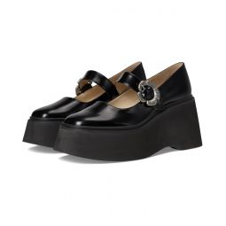 Womens COACH Tea Rose Platform Mary Jane