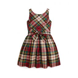 Polo Ralph Lauren Kids Plaid Taffeta Dress (Big Kid)