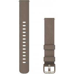 Garmin Lily 2 Band, Coffee Nylon with Cream Gold Hardware