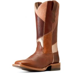 Ariat Womeninchs Frontier Patchwork Western Boot