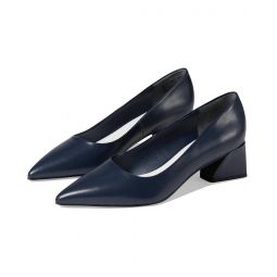 Womens Franco Sarto Racer Pointed Toe Block Heel Pump