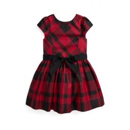 Polo Ralph Lauren Kids Plaid Taffeta Dress (Toddler/Little Kid)