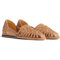 Nisolo Womeninchs Huarache Sandals, Slip-On Comfort, Designed for Casual Everyday Wear, Handwoven & Waterproof Leather, No-Slip Sole (Select Half Size Smaller Than Your Normal Shoe