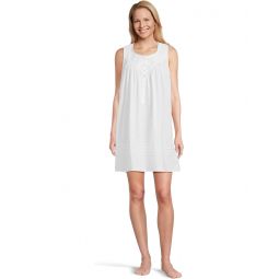 Womens Eileen West Short Nightgown Sleeveless