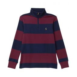 Polo Ralph Lauren Kids Striped Cotton Interlock Pullover (Big Kid)