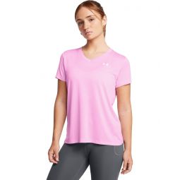 Womens Under Armour Tech Short Sleeve V-Neck Twist