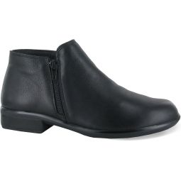 NAOT Footwear Women's Helm Ankle Bootie with Cork Footbed and Arch Support - Double Zipper - Low Heel - Comfort and Support -- Lightweight and Perfect for Travel- Removable Footbed