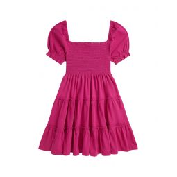 Polo Ralph Lauren Kids Smocked Cotton Jersey Dress (Big Kid)
