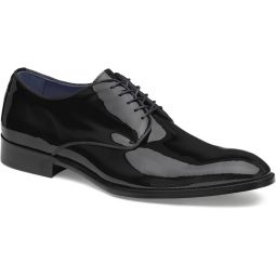 Johnston & Murphy Men's Kinser Plain Toe Shoe - Meninchs Dress Shoes, Dress Shoes for Men, Italian Leather Shoes, Men's Work Shoes, Cushioned Footbed & Leather Sole