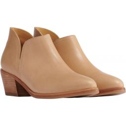 Nisolo Womeninchs Mia Ankle Booties, From Dressy Casual to Any Occasions, 2inch Heel Height, Water-Resistant Leather, Cushioned Memory Foam Insoles for Comfort, True to Size