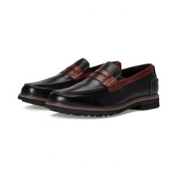 Mens Nunn Bush Odin II Moc Toe Penny Loafer Lightweight and Comfortable Slip-On