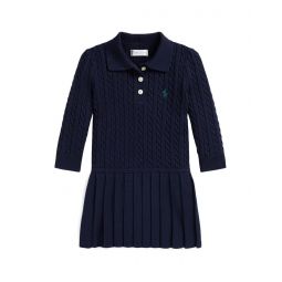 Polo Ralph Lauren Kids Mini-Cable Polo Sweater Dress (Infant)