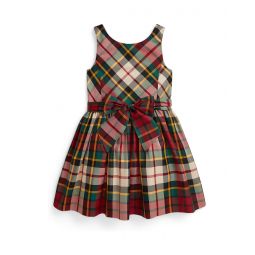 Polo Ralph Lauren Kids Plaid Taffeta Dress (Toddler/Little Kid)