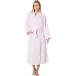 Womens Eileen West Long Wrap Robe with Long Sleeves