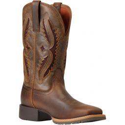 ARIAT BMVY9 Womens Hybrid Rancher VentTek 360° Western Boot Distressed Tan/Truffle 9.5 Wide