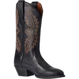 ARIAT BMVY9 Womens Heritage R Toe StretchFit Western Boot Black Deertan 7.5