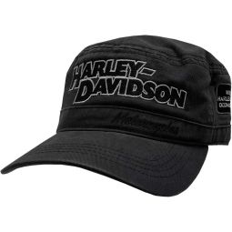Harley-Davidson Meninchs Painterinchs Cap, Block H-D Embroidered Script, Charcoal Gray