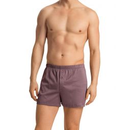 Mens Hanro Cotton Sporty Knit Boxer