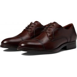 Johnston & Murphy Meninchs Hawthorn Cap Toe Lace-Up Dress Shoe