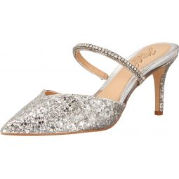 Jewel Badgley Mischka Jan Strappy Pointed Toe Stiletto