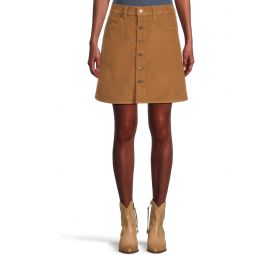 Womens Levis Premium Retro Button Front Skirt