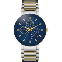 Bulova Meninchs Multi-Function Modern Stainless Steel Watch