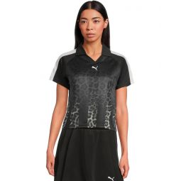 Womens PUMA T7 Leo Luxe Relaxed Soccer Jersey