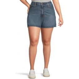 Womens Levis Womens Cinch Mid-thigh Short