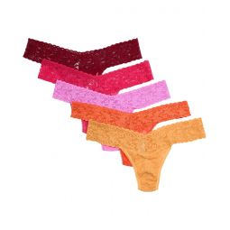 Womens Hanky Panky Signature Lace Low Rise Thong 5-pack