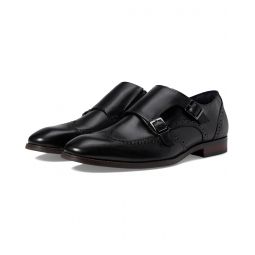 Mens Stacy Adams Karson Wing Tip Double Monk Strap