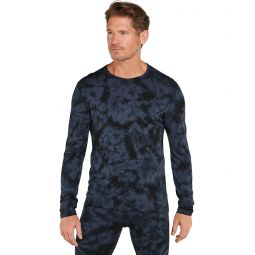 Mens Icebreaker Merino 200 Oasis Long Sleeve Crewe Cloud Dye