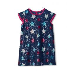 Hatley Kids Starry Sky Cap Sleeve Party Dress (Toddler/Little Kid/Big Kid)