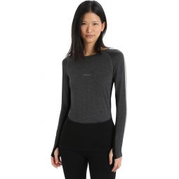 Womens Icebreaker 200 Zoneknit Long Sleeve Crew