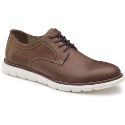 Johnston & Murphy Meninchs Holden Plain Toe Classic Dress Shoe Genuine Leather Lightweight Athletic Construction