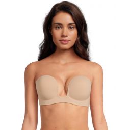 Womens Fashion Forms Voluptuous U Plunge Backless Strapless Bra