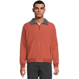 Mens LLBean Reversible Warm Up Jacket Regular