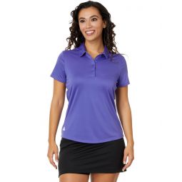 Womens adidas Golf Performance Solid Short Sleeve Golf Polo Shirt
