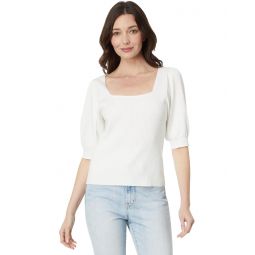Womens Lilla P Full Sleeve Square Neck Sweater