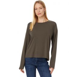 Womens Eileen Fisher Crew Neck Box Top