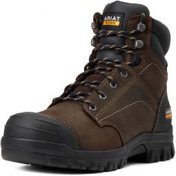 Ariat Womeninchs Treadfast 6inch Waterproof Steel Toe Work Boot