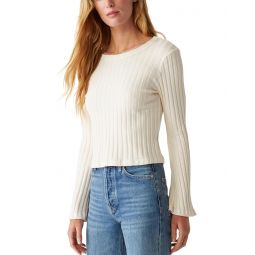 Womens Michael Stars Valerie Bell Sleeve Top