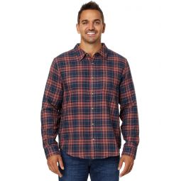 Mens Liverpool Los Angeles Long Sleeve Button-Up Double Weave shirt
