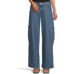 Womens Levis Womens Superlow Loose Cargo Denim