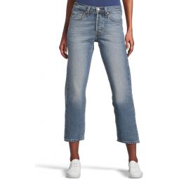 Womens Levis Premium 501 Crop