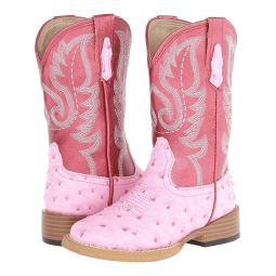 Roper Kids Square Toe Ostrich (Toddler/Little Kid)