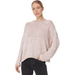 Womens Eileen Fisher Funnel Neck Box Top