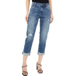 Womens KUT from the Kloth Amy Crop Straight Leg Jeans