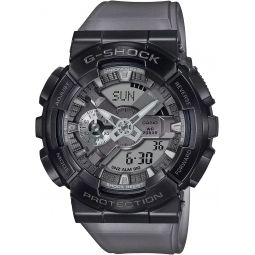 G-Shock Casio Gm110MF-1A Meninchs Midnight Fog Transparent Analog Digital Alarm Chronograph Watch